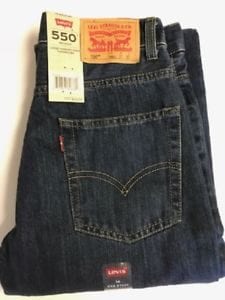 Boys Levis 550 Jeans Size 8, 12, 14, 16 or 18 Regular, Husky, Slim Ret $40.00