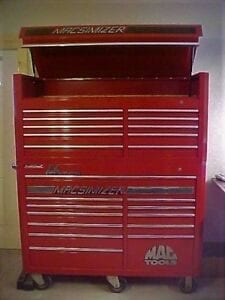 mac tools macsimizer top and bottom double bank tool box