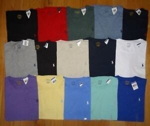 Polo Ralph Lauren Mens T Shirt Brand New With Tag CREWNECK Tee S M L XL XXL