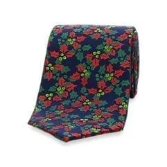 Holly Silk Tie - Navy