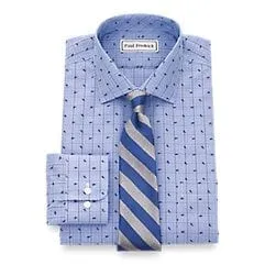 Impeccable Non-Iron - Broadcloth Glen Plaid Dress Shirt