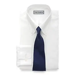 Impeccable Non-Iron Cotton - Solid Color Button Down Collar Dress Shirt