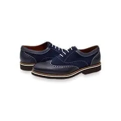 Maxwell Wingtip Oxford - Blue