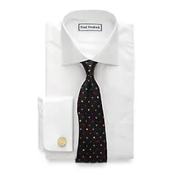 Non-Iron Cotton - Broadcloth Collar French Cuff Dress Shirt