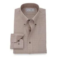 Non-Iron Cotton - Broadcloth Glen Plaid Dress Shirt