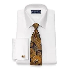 Pure Cotton - Herringbone French Cuff Dress Shirt