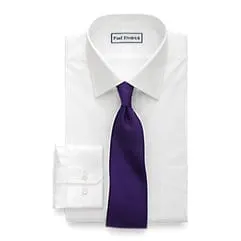 Superfine Egyptian Cotton - Solid Color Spread Collar Dress Shirt