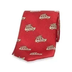 Truck Silk Tie - Red