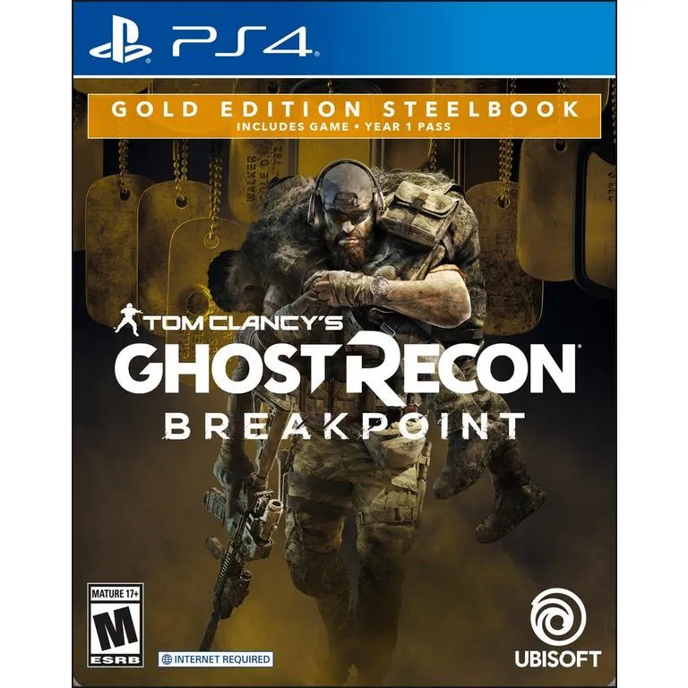 Tom Clancy's Ghost Recon Breakpoint Steelbook Gold Edition PS4