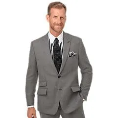Wool Houndstooth - Peak Lapel Suit Jacket