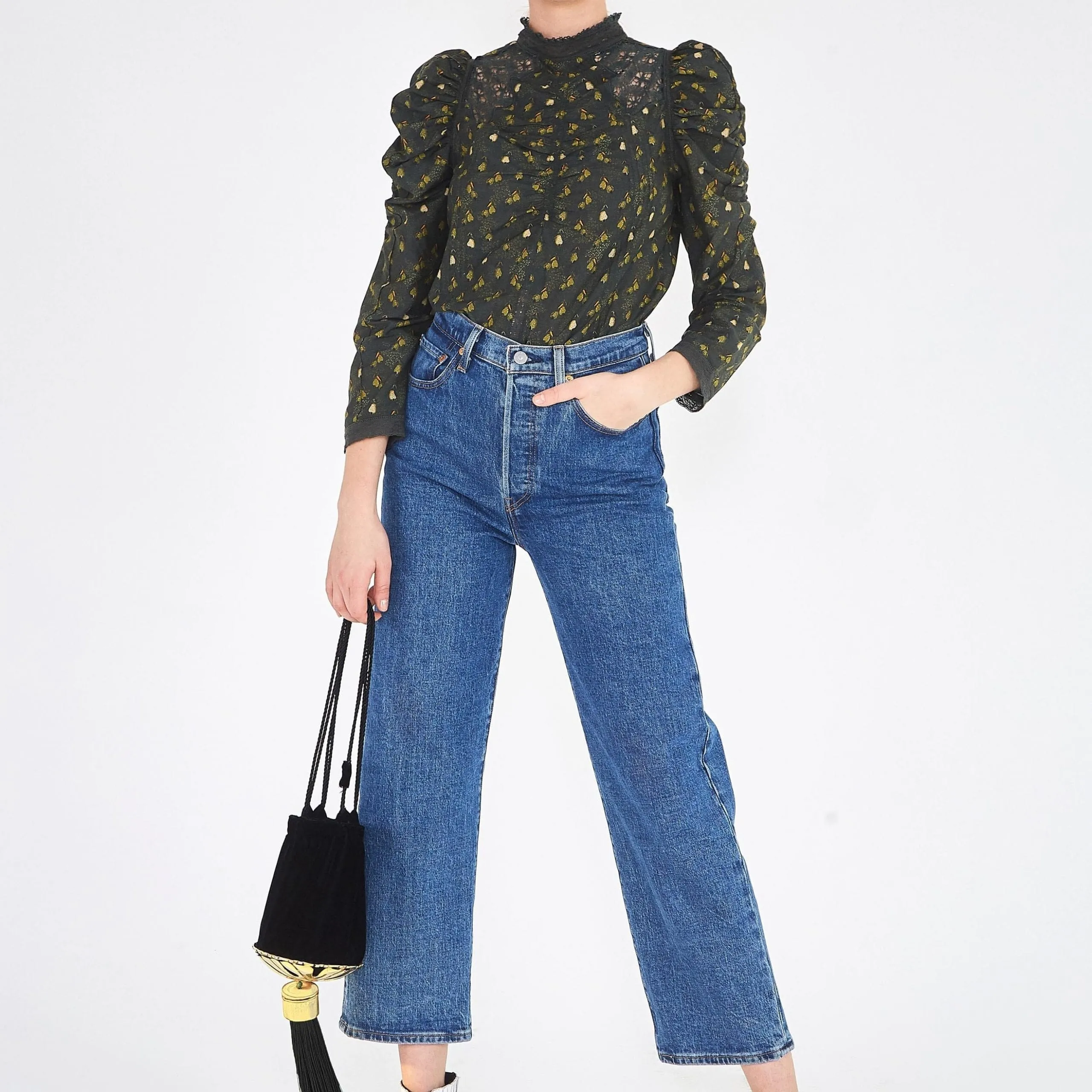 LEVIS RIBCAGE STRAIGHT ANKLE JEANS