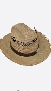 Saint Laurent mens straw hat. 58/M. $895