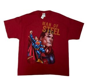 Vintage Six Flags Superman T Shirt Mens XL Man of Steel Graphic USA Tee