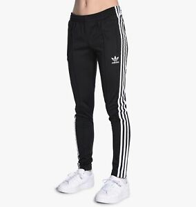 Womens Adidas Originals Superstar Track Pants – Black/White