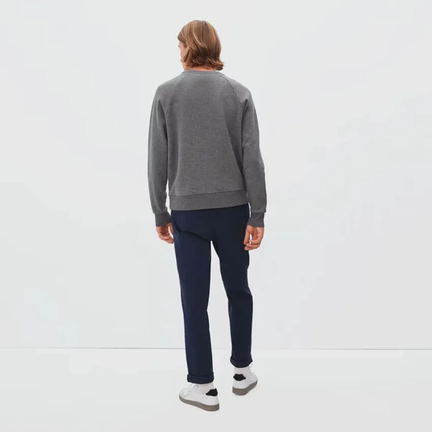 The Felted Merino Cable-Knit Crew