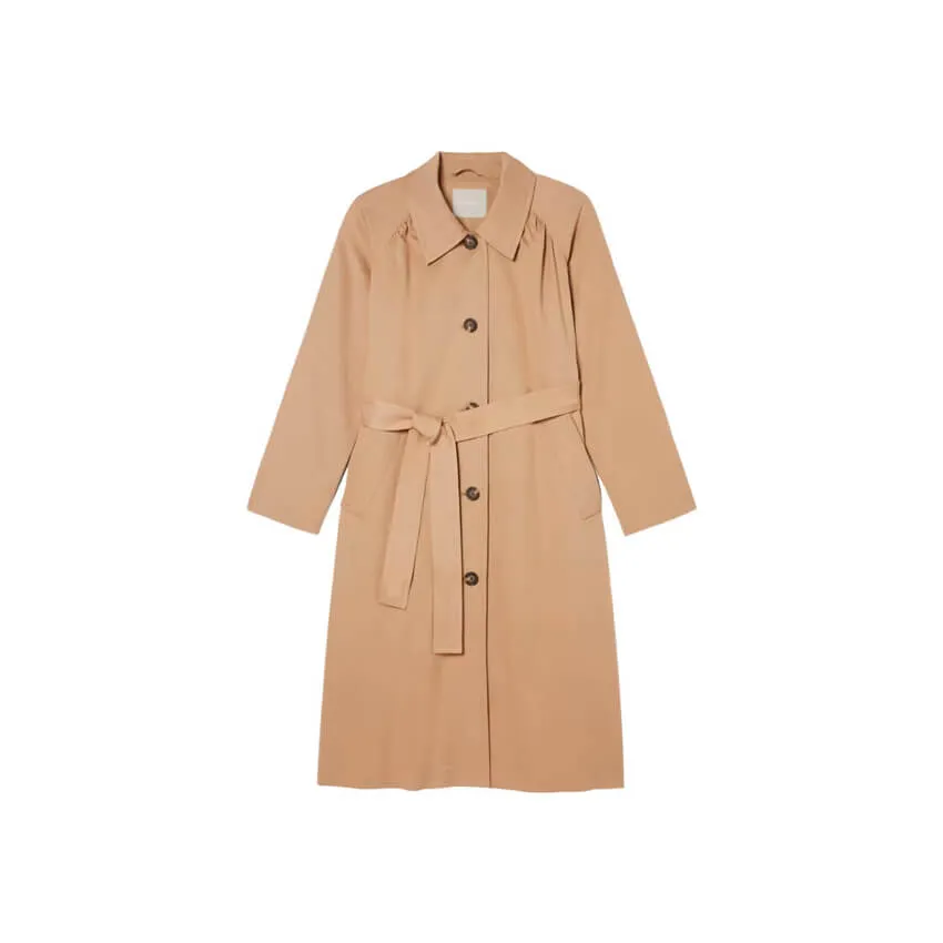 The Gathered Drape Trench