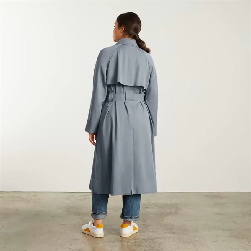 The Gathered Drape Trench