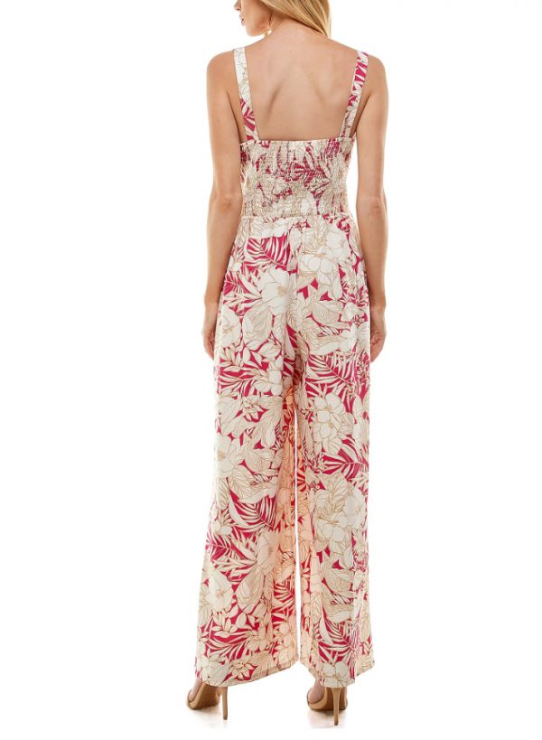 June & Hudson Women's Juniors Full Length Strap Jumpsuit