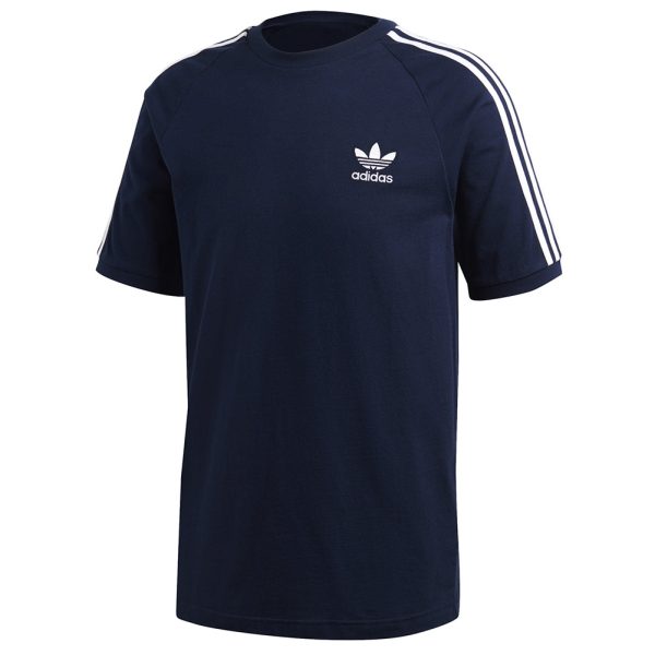 Adidas Original Embroidered Trefoil 3 Stripe California T-Shirt