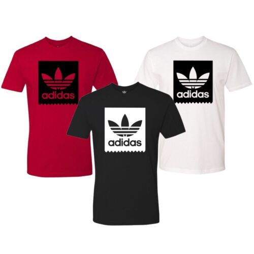 Adidas Men's T-Shirt Blackbird Trefoil Graphic Logo Active Short Sleeve Tee