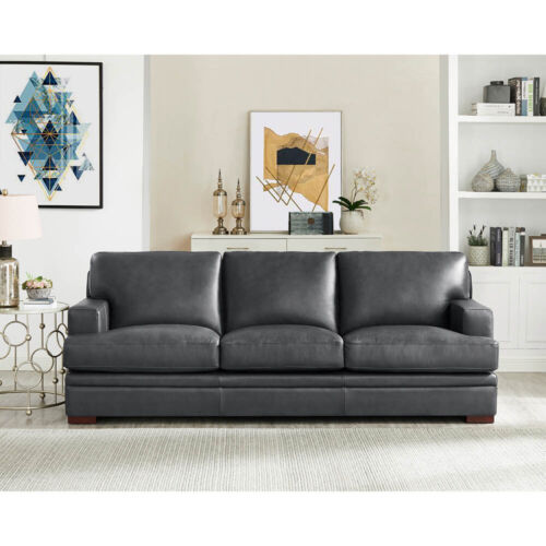 Hydeline Georgia Top Grain Leather Sofa Couch