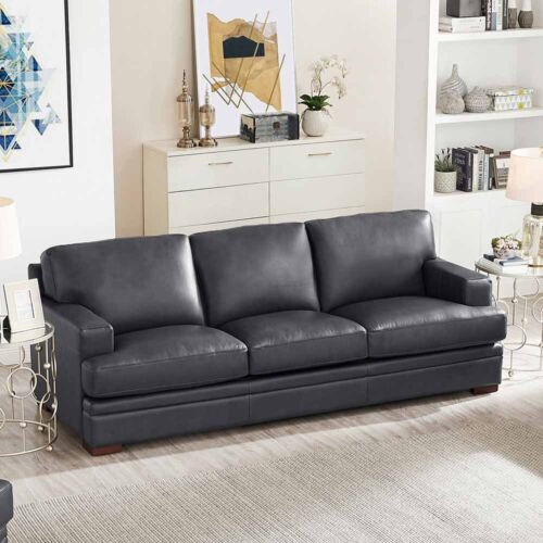 Hydeline Georgia Top Grain Leather Sofa Couch