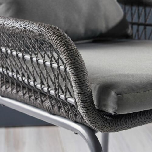 Kimberley Steel & Rope PE Wicker Indoor Accent Chairs