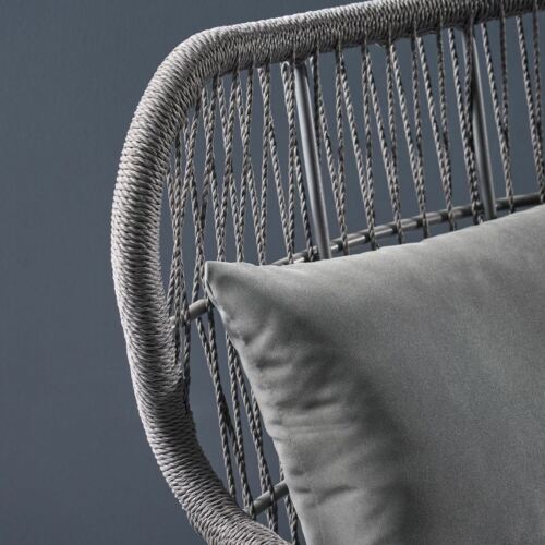 Kimberley Steel & Rope PE Wicker Indoor Accent Chairs