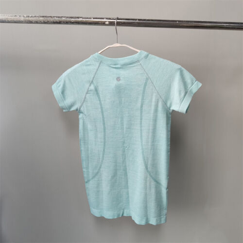Lululemon Swiftly Tech Short Sleeve 2.0 Yoga Sports Azure T-Shirt 2-8 Free Ship