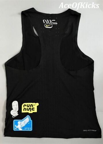 Nike Dri-Fit ADV Aeroswift NYC Marathon 2021 Tank Singlet SZ S-XL Men DN7461-010