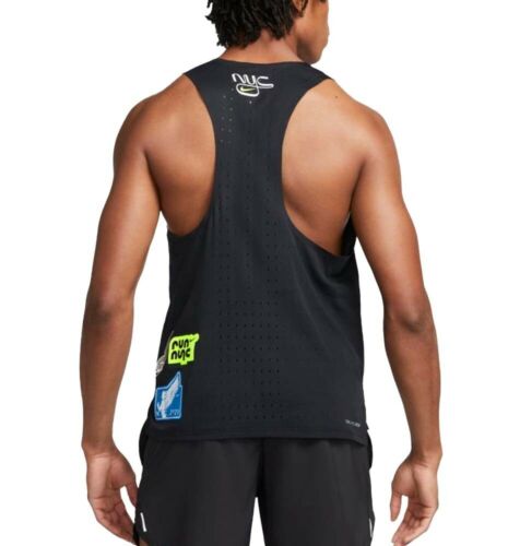 Nike Dri-Fit ADV Aeroswift NYC Marathon 2021 Tank Singlet SZ S-XL Men DN7461-010
