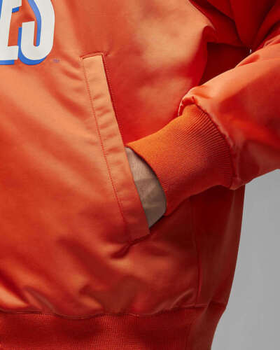 Nike Jordan Flight MVP Wheaties Jacket Orange Black