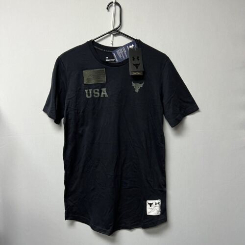 Under Armour Men’s Project Rock Veterans Day Graphic T-Shirt Black #969-001