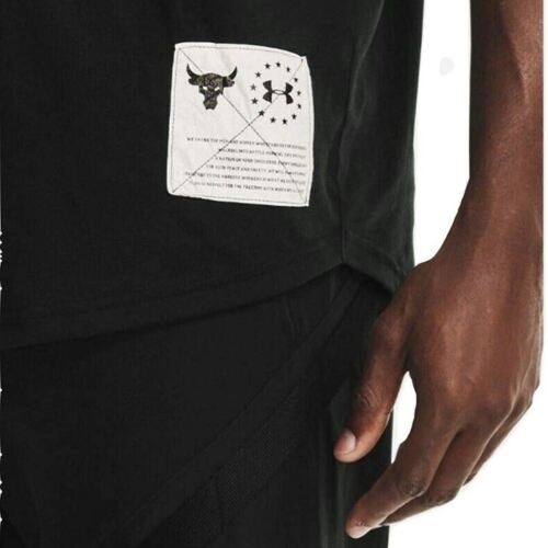 Under Armour Men’s Project Rock Veterans Day Graphic T-Shirt Black #969-001