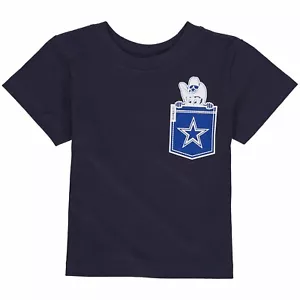 Dallas Cowboys NFL Toddler Boys Short Sleeve Logo Pocket Tee Shirt Size 2T - NWT